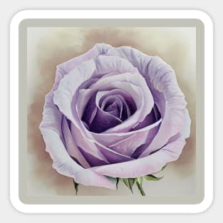 Lavender Rose Sticker